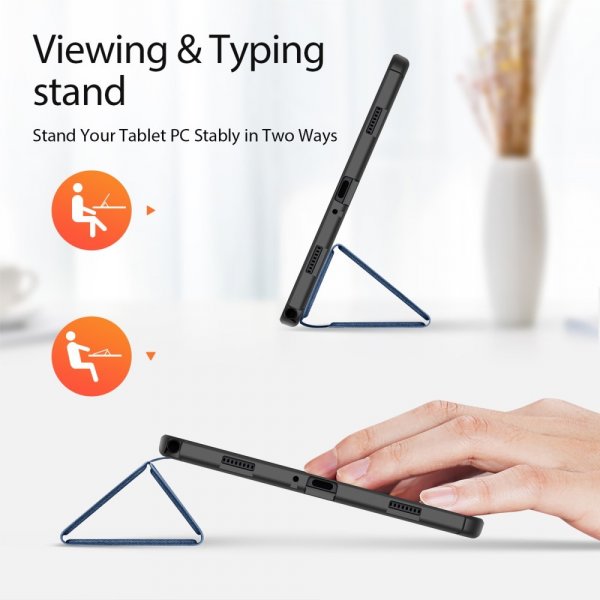 Dux Ducis Samsung Galaxy Tab A9 Plus Etui Domo Series Blå