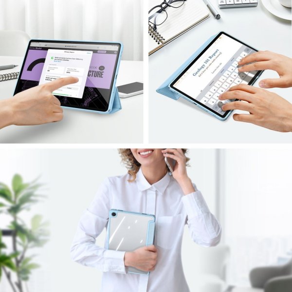 Dux Ducis Samsung Galaxy Tab A9 Plus Etui TOBY Series Blå