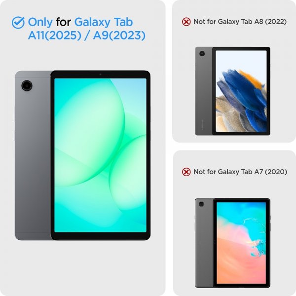 Spigen Samsung Galaxy Tab A9/Galaxy Tab A11 Etui Smart Fold Svart