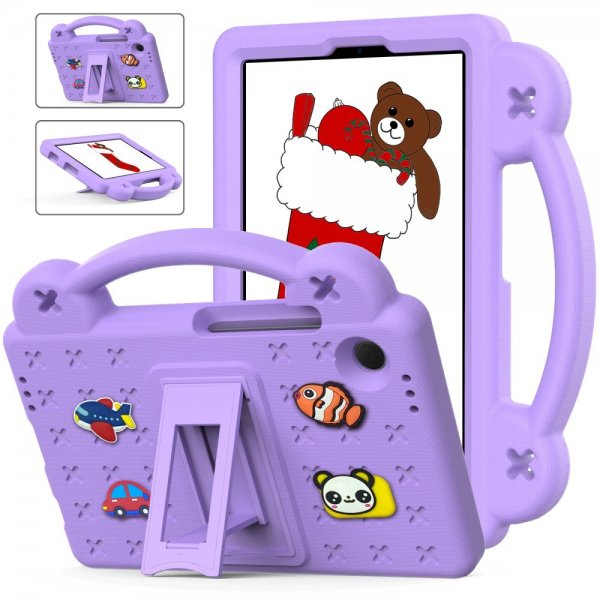 Samsung Galaxy Tab A9 Deksel til Barn Stickers Lilla