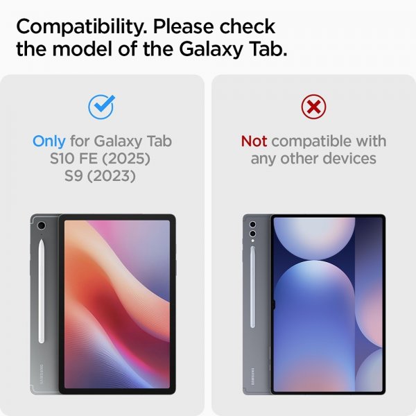 Spigen Samsung Galaxy Tab S10 FE Etui Ultra Hybrid Pro Grå