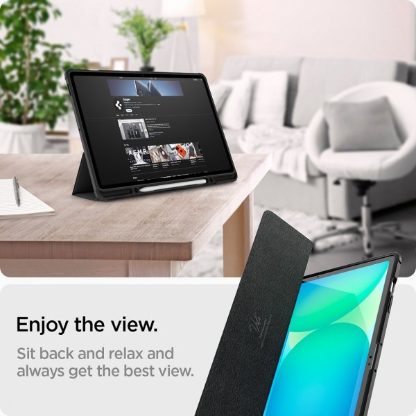 Spigen Samsung Galaxy Tab S10 FE Plus Etui Ultra Hybrid Pro Svart