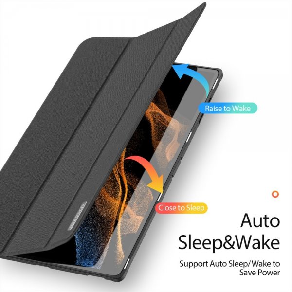 Dux Ducis Samsung Galaxy Tab S9 Ultra Etui Domo Series Svart