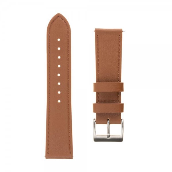 Fixed Samsung Galaxy Watch 20mm Armbånd Leather Strap Brun
