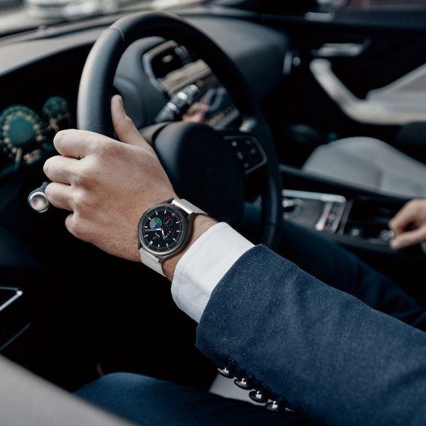 Dux Ducis Samsung Galaxy Watch 20mm Armbånd Milanese Sølv