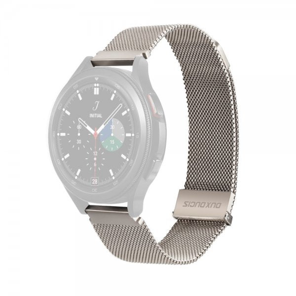 Dux Ducis Samsung Galaxy Watch 20mm Armbånd Milanese Starlight Silver