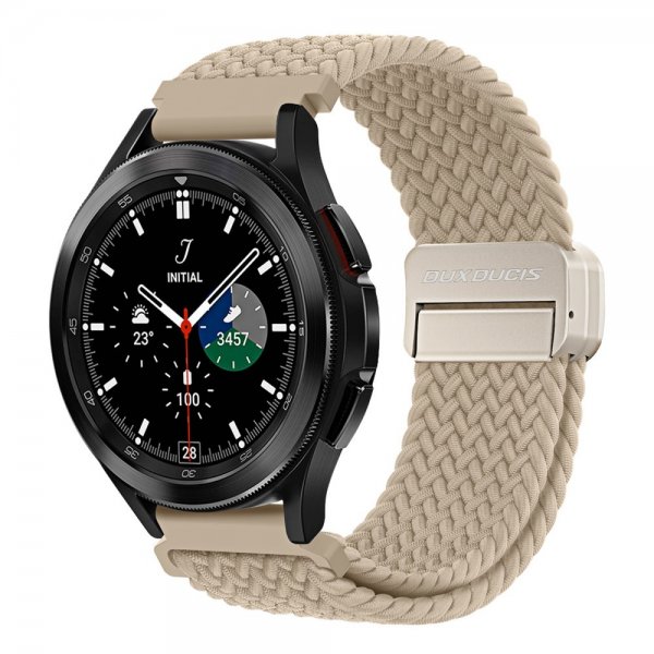 Dux Ducis Samsung Galaxy Watch 20mm Armbånd Mixture Pro Series Beige