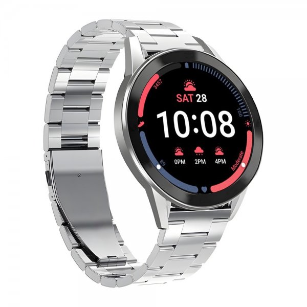 Puro Samsung Galaxy Watch 20mm Armbånd Stainless Steel Sølv