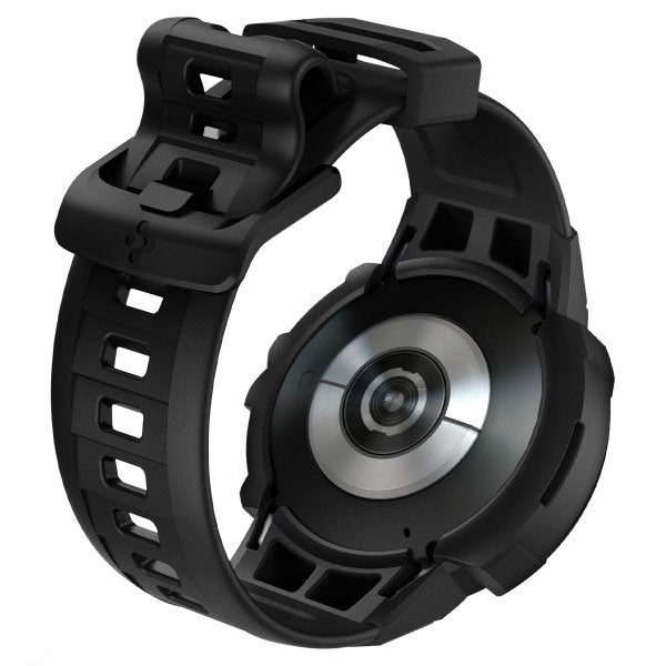 Spigen Samsung Galaxy Watch 4/5 44mm Deksel Armbånd Rugged Armor Pro Svart