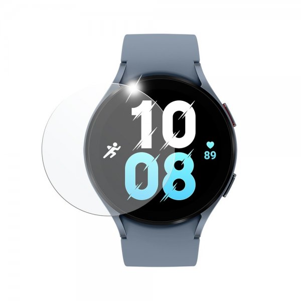 Fixed Samsung Galaxy Watch 4/5 44mm Skjermbeskytter Herdet glass 2-pakning