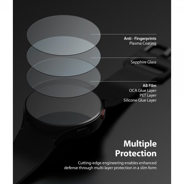 Ringke Samsung Galaxy Watch 4/5 44mm Skjermbeskytter Sapphire Crystal Screen Protector