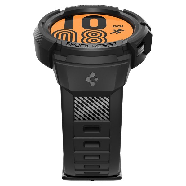 Spigen Samsung Galaxy Watch 5 Pro 45mm Deksel Armbånd Rugged Armor Pro Svart
