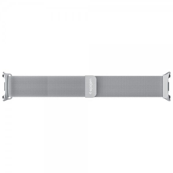 Spigen Samsung Galaxy Watch 8 40/44mm/Classic 46mm Armbånd Metal Fit Sølv