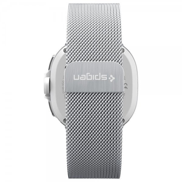 Spigen Samsung Galaxy Watch 8 40/44mm/Classic 46mm Armbånd Metal Fit Sølv