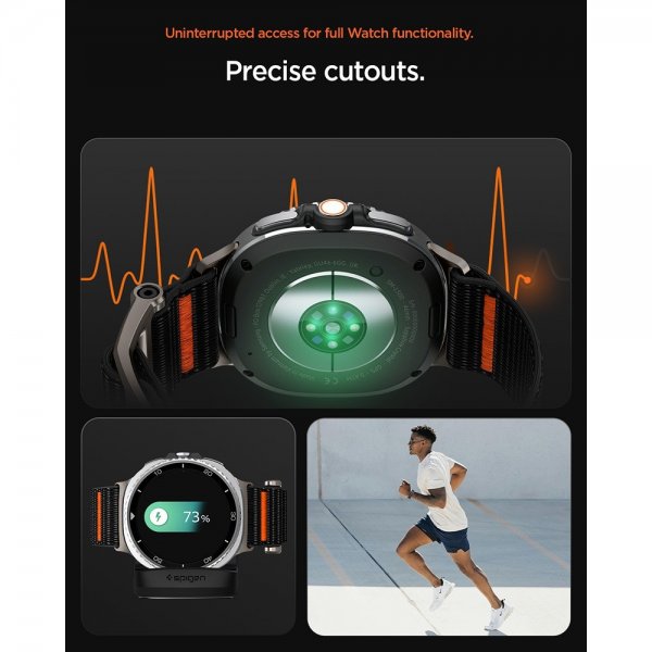 Spigen Samsung Galaxy Watch 8 40/44mm/Classic 46mm Armbånd DuraPro Flex Svart