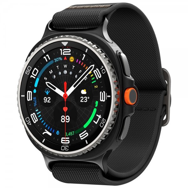 Spigen Samsung Galaxy Watch 8 40/44mm/Classic 46mm Armbånd Lite Fit Svart
