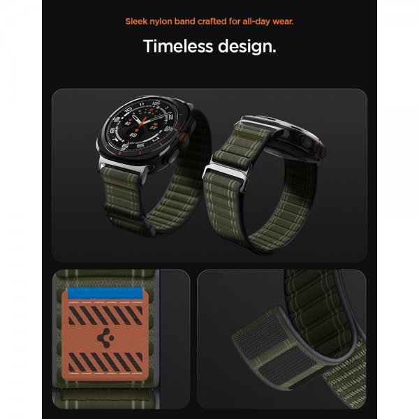 Spigen Samsung Galaxy Watch Ultra 47mm Armbånd WBF0 Grønn