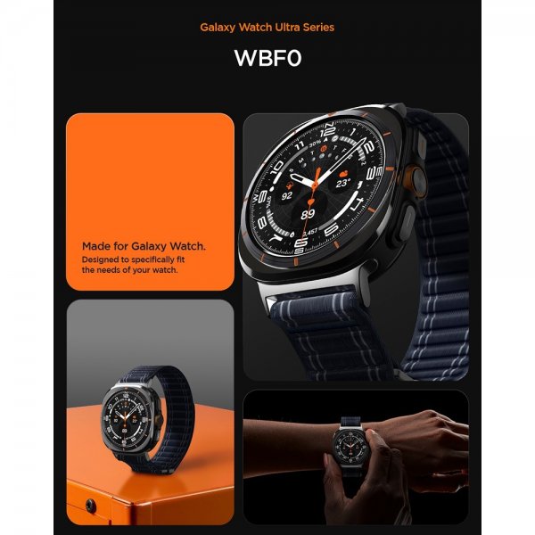 Spigen Samsung Galaxy Watch Ultra 47mm Armbånd WBF0 Navy