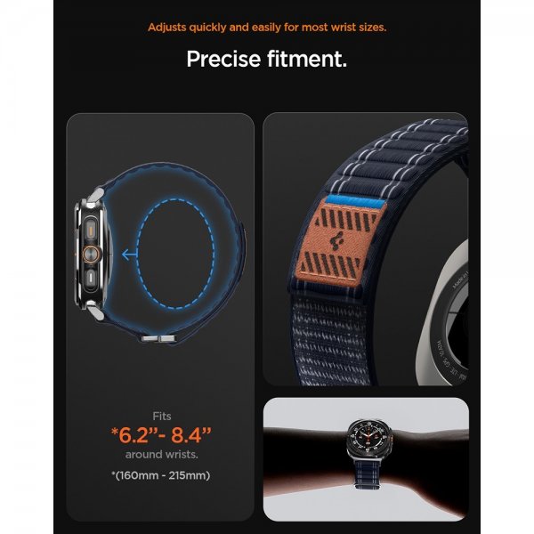 Spigen Samsung Galaxy Watch Ultra 47mm Armbånd WBF0 Navy