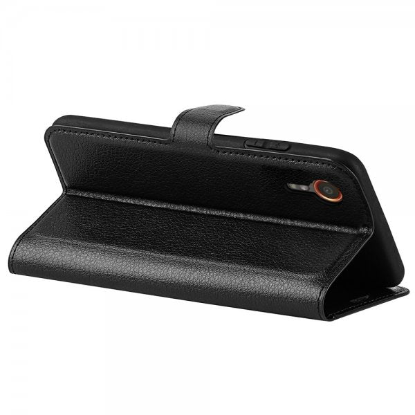 Samsung Galaxy XCover 7 Etui Litchi Svart