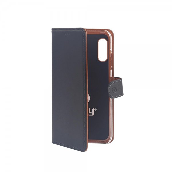 Celly Samsung Galaxy XCover Pro Etui Wally Wallet Case Svart