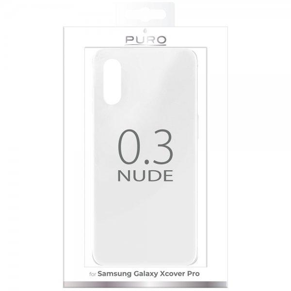 Puro Samsung Galaxy XCover Pro Deksel Nude Transparent