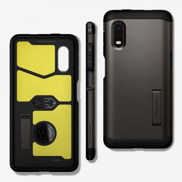 Spigen Samsung Galaxy XCover Pro Deksel Tough Armor Gunmetal
