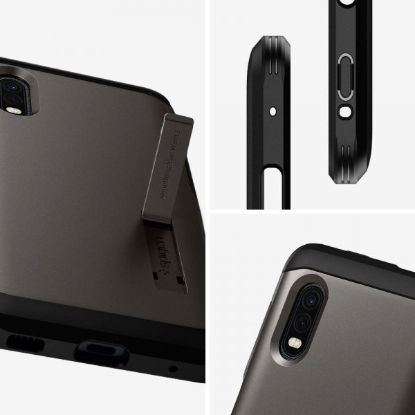 Spigen Samsung Galaxy XCover Pro Deksel Tough Armor Gunmetal