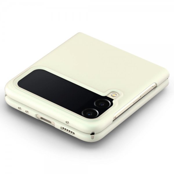 Spigen Samsung Galaxy Z Flip 3 Deksel AirSkin Shiny Cream
