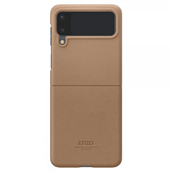 Spigen Samsung Galaxy Z Flip 3 Deksel Enzo Classic Brown