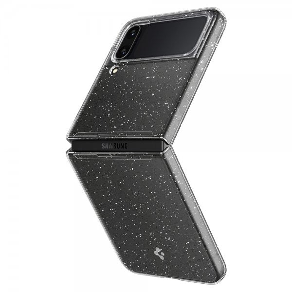Spigen Samsung Galaxy Z Flip 4 Deksel Air Skin Glitter Crystal Quartz