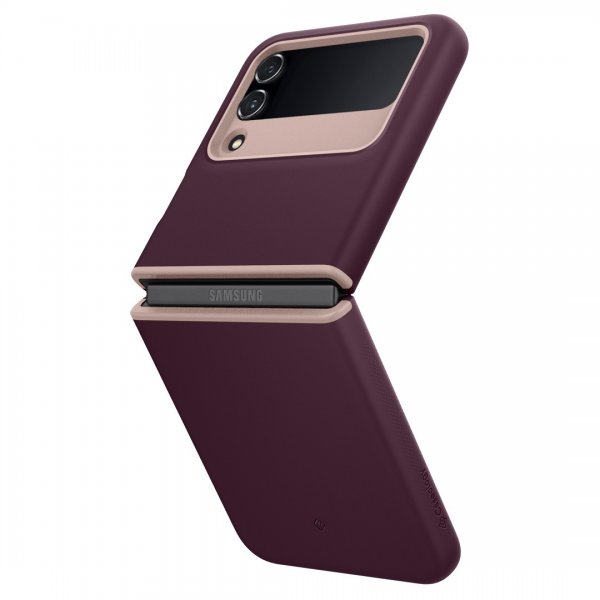 Caseology Samsung Galaxy Z Flip 4 Deksel Nano Pop Burgundy Bean