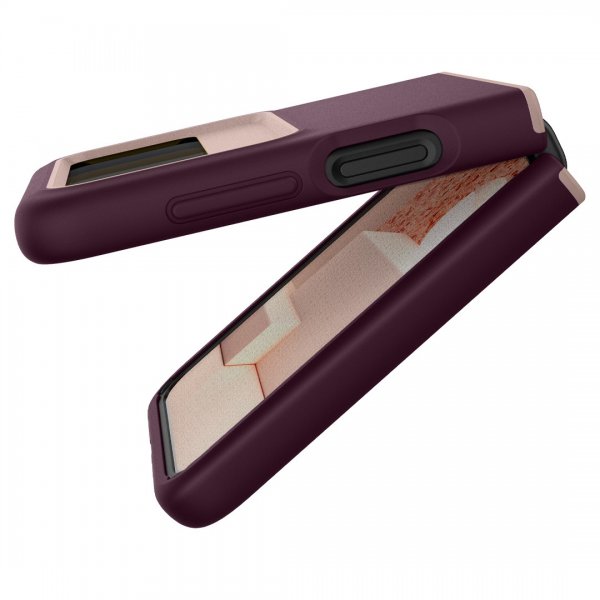 Caseology Samsung Galaxy Z Flip 4 Deksel Nano Pop Burgundy Bean