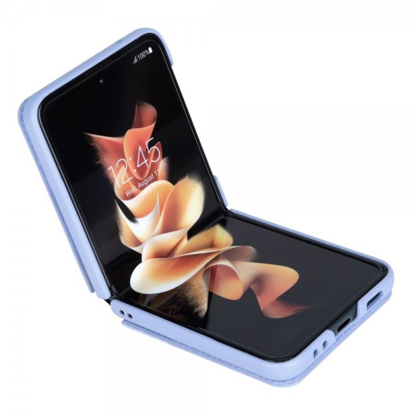 Nillkin Samsung Galaxy Z Flip 4 Deksel Qin Series Lilla