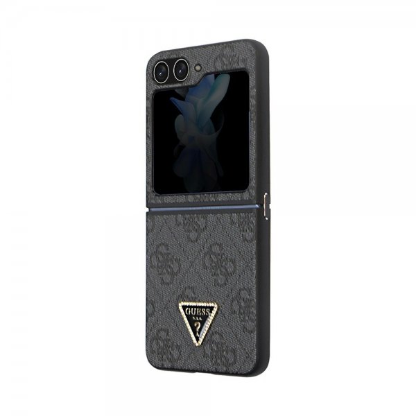 Guess Samsung Galaxy Z Flip 5 Deksel 4G Metal Triangle Strass Svart