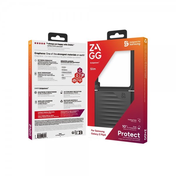 Zagg Samsung Galaxy Z Flip 5 Deksel Bridgetown Svart