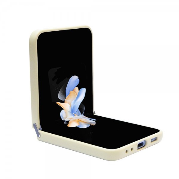 Guess Samsung Galaxy Z Flip 5 Deksel Glitter Flakes Metal Logo Gull