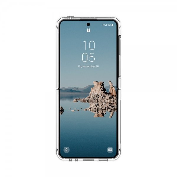 Urban Armor Gear (UAG) Samsung Galaxy Z Flip 5 Deksel Plyo Pro MagSafe Ice/Silver