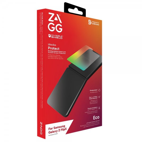 Zagg InvisibleShield Samsung Galaxy Z Flip 5 Skjermbeskytter Ultra Eco