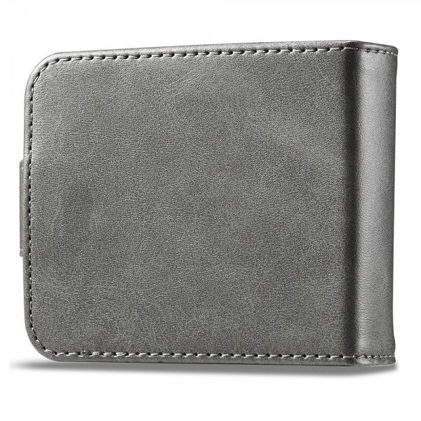 Lc.Imeeke Samsung Galaxy Z Flip 6/Flip 7 FE Etui med Kortlomme stativfunksjon Grå