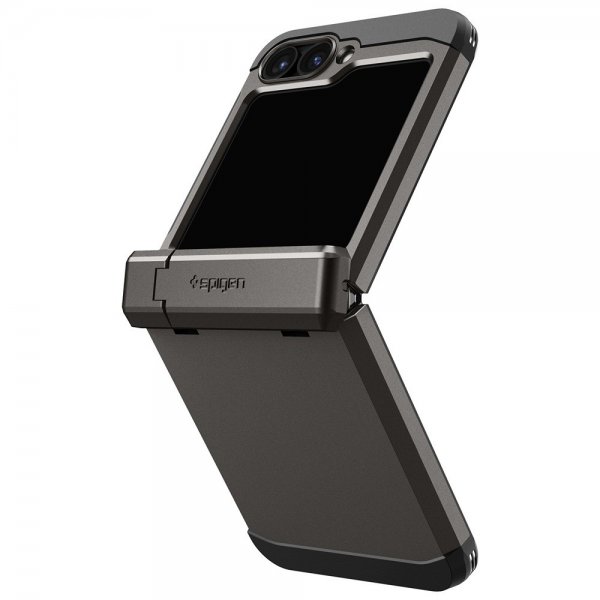 Spigen Samsung Galaxy Z Flip 6/Galaxy Z Flip 7 FE Deksel Tough Armor Pro Gunmetal