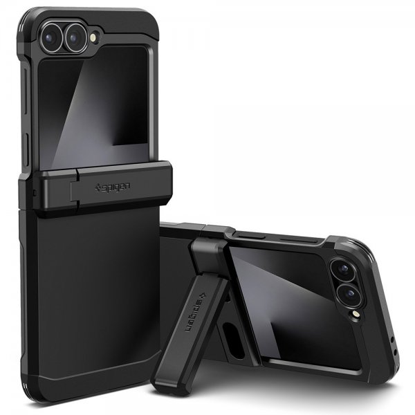 Spigen Samsung Galaxy Z Flip 6/Galaxy Z Flip 7 FE Deksel Tough Armor Pro MagFit Svart