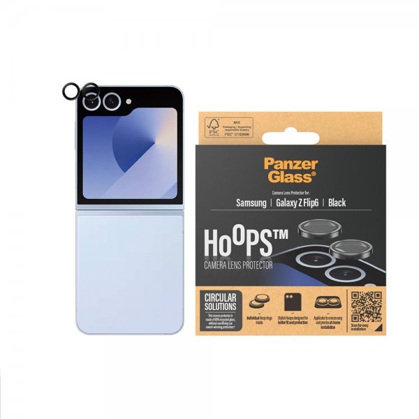 PanzerGlass Samsung Galaxy Z Flip 6/Flip 7 FE Kamerabeskytter Hoops