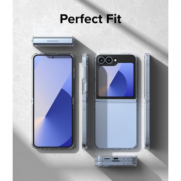 Ringke Samsung Galaxy Z Flip 6/Flip 7 FE Deksel Fusion Transparent