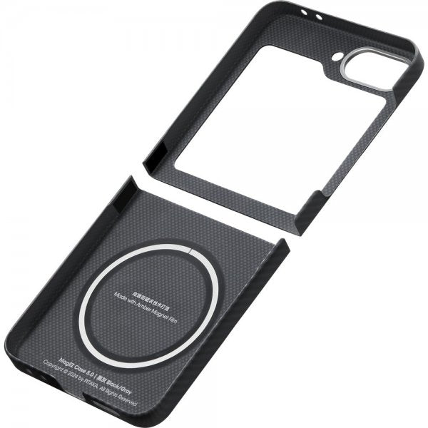 Pitaka Samsung Galaxy Z Flip 6 Deksel MagEZ Case 5 Black/Grey Twill