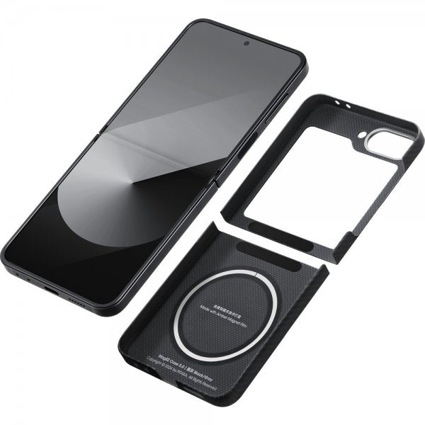 Pitaka Samsung Galaxy Z Flip 6 Deksel MagEZ Case 5 Black/Grey Twill