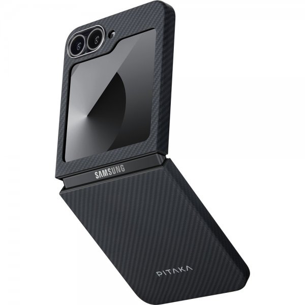 Pitaka Samsung Galaxy Z Flip 6 Deksel MagEZ Case 5 Black/Grey Twill