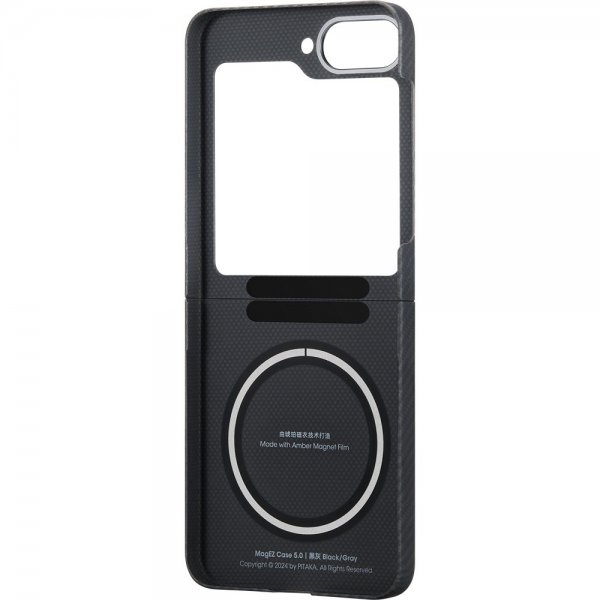Pitaka Samsung Galaxy Z Flip 6 Deksel MagEZ Case 5 Black/Grey Twill