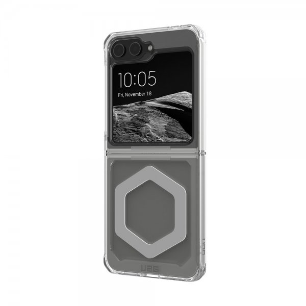 Urban Armor Gear (UAG) Samsung Galaxy Z Flip 6/Flip 7 FE Deksel Plyo Pro MagSafe Ice/Silver