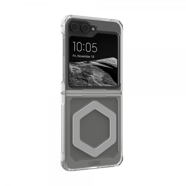 Urban Armor Gear (UAG) Samsung Galaxy Z Flip 6/Flip 7 FE Deksel Plyo Pro MagSafe Ice/Silver